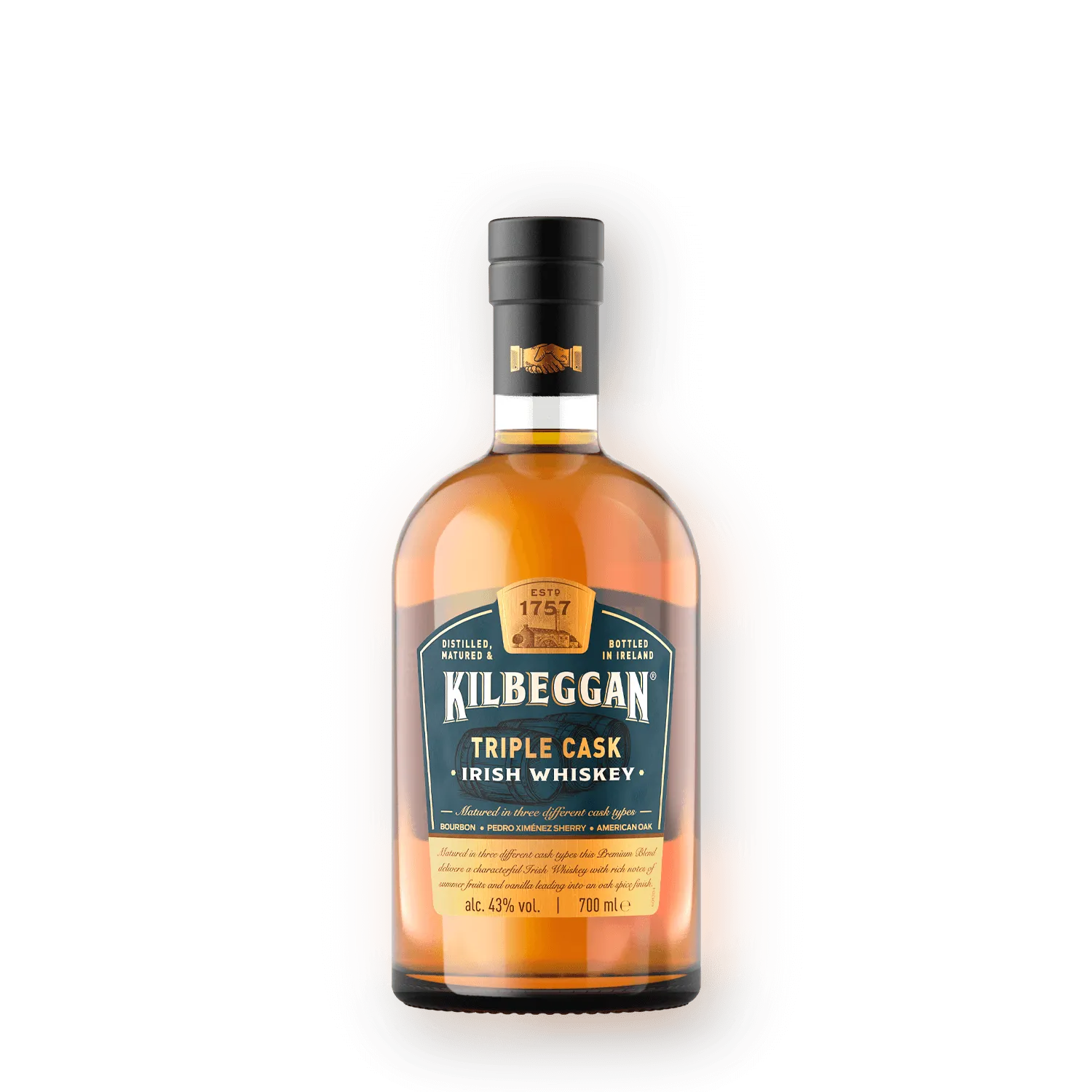 Kilbeggan Single Malt Scotch Whisky: A premium Irish whiskey with a smooth and rich flavor profile. Enjoy responsibly.